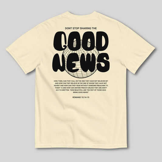 Good News (Black Lettering) | Gospel Streetwear T-Shirt