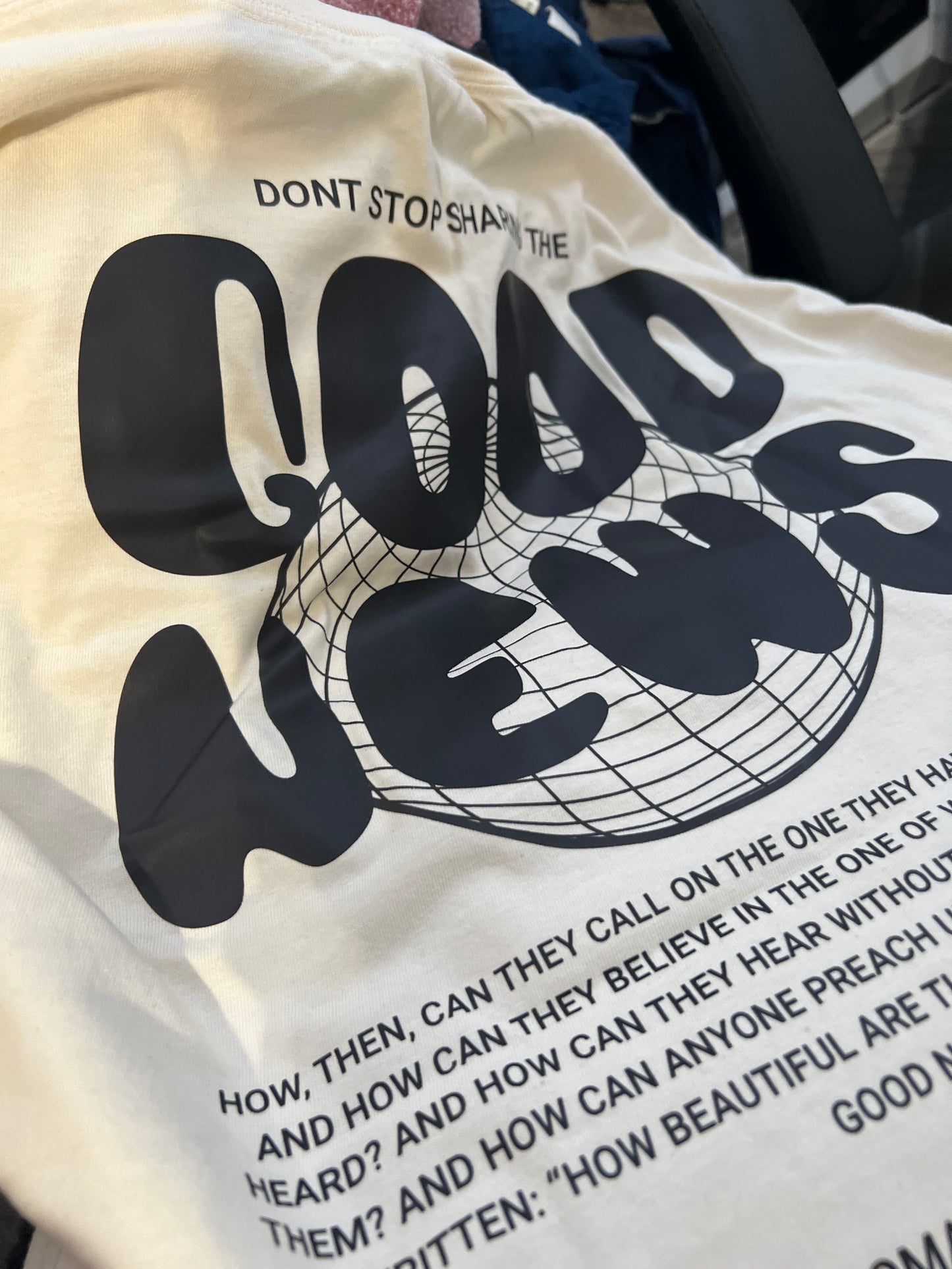 Good News (Black Lettering) | Gospel Streetwear T-Shirt