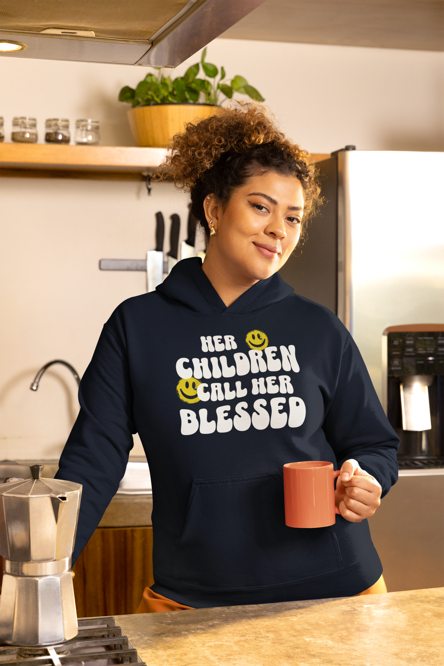 Blessed Mother Hoodie| Proverbs 31:25, Mother's Day Collection | Streetwear Gospel Merch